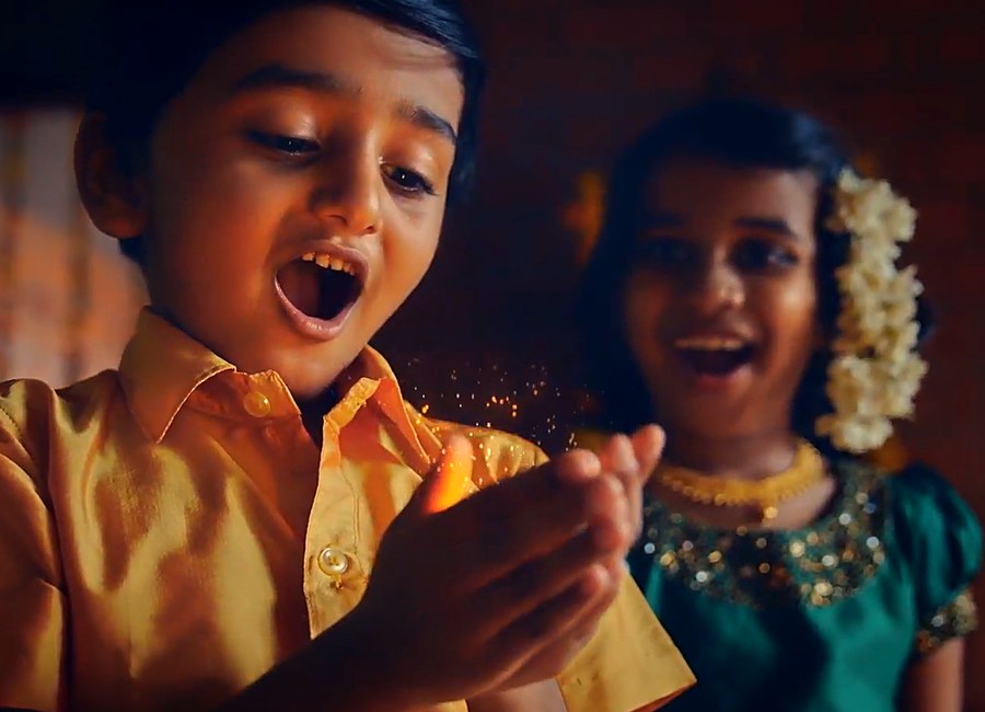 Festive ad film shoot